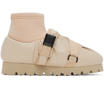 Beige Camp Mid Boots