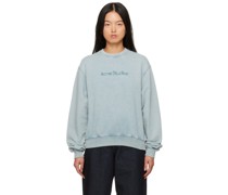 Blue Blurred Sweatshirt