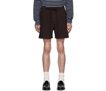 Brown Shorty Shorts