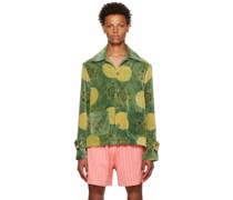 Green Print Jacket