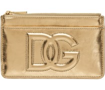 Gold Medium DG Logo Card Holder