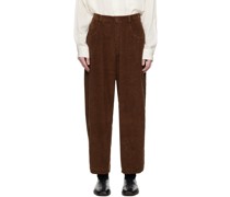 Brown Baggy Trousers