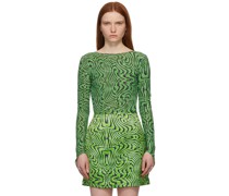 SSENSE Exclusive Green Printed Bodysuit