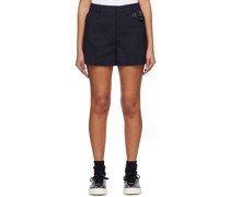 Indigo Creased Shorts