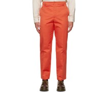Orange Tailored Trousers