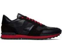 Black & Red Rockrunner Sneakers