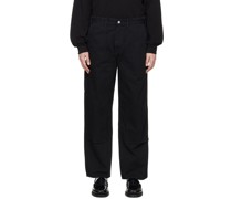 Black Carpenter Trousers