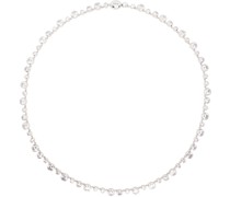 Silver Crystal #3718 Necklace