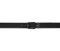 Black Mini VLogo Signature Belt