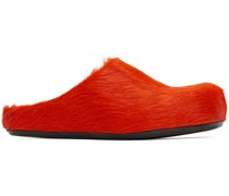 Orange Fussbett Slides