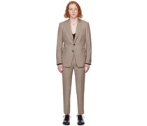 Brown Slim Fit Suit