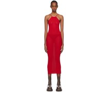 Red Skorpio Midi Dress