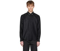 Black Metallic Shirt