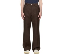 SSENSE Exclusive Brown Valluco Trousers