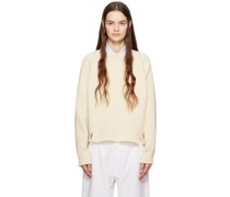 Off-White Asymmetric Neck Sweater