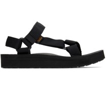 Black Mid Universal Sandals