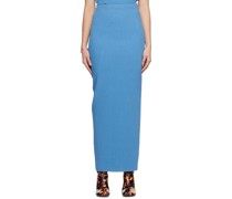 Blue Magda Maxi Skirt