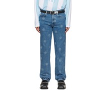 Blue Faded Jeans