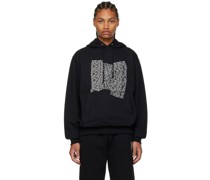 Black Crumple Hoodie