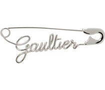 Silver 'The Gaultier Safety Pin' Single Earring