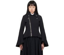 Black Peplum Jacket