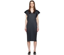 Gray Monthly Colors March Midi Dress