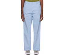 Blue Single Knee Trousers