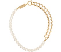 Gold Vintage Pearl Necklace