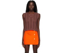 SSENSE Exclusive Burgundy Vest