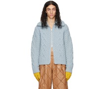 Blue Zip Sweater