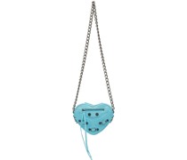 Blue 'Le Cagole' Heart Mini Bag