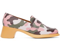 Green & Pink Camper Edition Camo Loafers