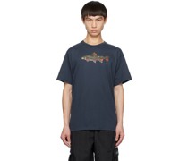 Navy Watercolor Animal T-Shirt