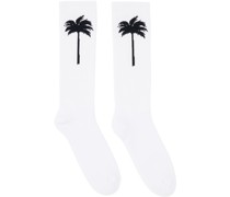White Palm Socks
