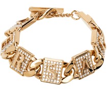 Gold Crystal Tiles Bracelet