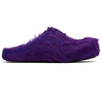 Purple Fussbett Sabot Loafers