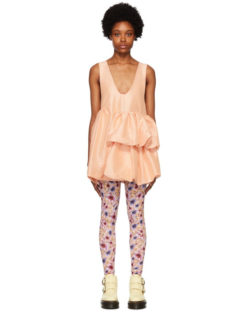 Kika Vargas Damen Pink Nono Minidress