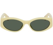 Yellow 'Les Lunettes Ovalo' Sunglasses