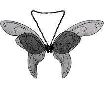 SSENSE Exclusive Black Fairy Wings