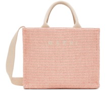 Pink Small East West Tote