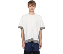Off-White & Green Double T-Shirt