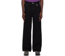 Black Wide Jeans