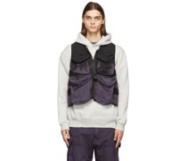 SSENSE Exclusive Purple Multi-Pocket Vest
