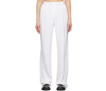 White Turin Trousers