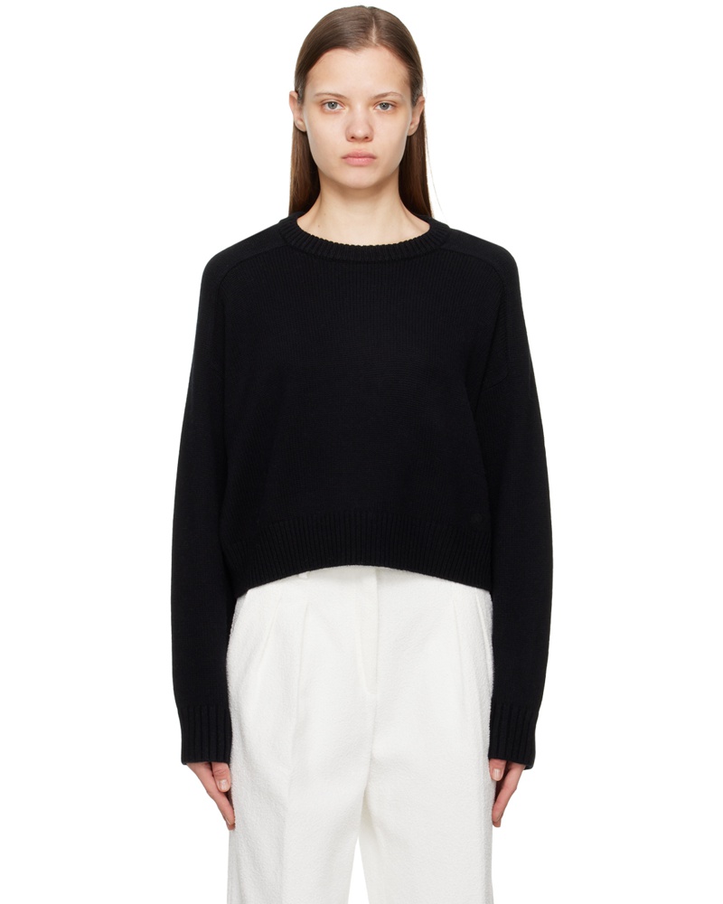 Loulou Studio Damen Black Bruzzi Sweater