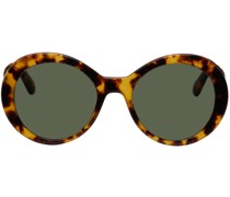 Tortoiseshell Falabella Pin Round Sunglasses
