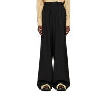 SSENSE Exclusive Black Oversized Trousers