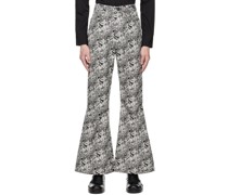 Black & White Graphic Trousers