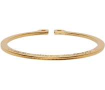 Gold Hose Clamp Bracelet