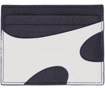 Navy & White Cut Out Card Holder